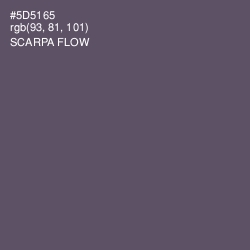 #5D5165 - Scarpa Flow Color Image